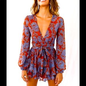 Cute long sleeve romper